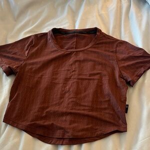 Nike Women's Dark Brown Crop Top